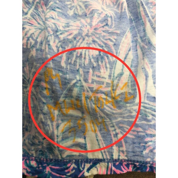 Lilly Pulitzer Girls Mini Geanna Swing Dress Short Sleeve S 4-5 Years NWD 281953 - Picture 10 of 10